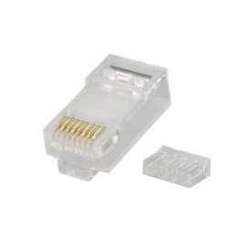 CONNETTORE PLUG RETE RJ45 8P CAT.6 UTP (CONF. 100PZ) (CV-LAN-027)