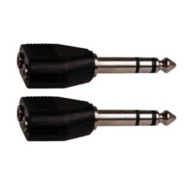 ADATTATORE AUDIO 3,5MM ST/2x 6,3MM ST (CA 8256) CONF. 2 PZ