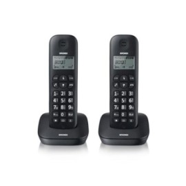 TELEFONO CORDLESS GALA TWIN NERO - 2 TELEFONI