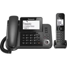 TELEFONO FISSO DECT SEGRETERIA TELEFONICA VIVAVOCE + CORDLESS KX-TGF320EXM