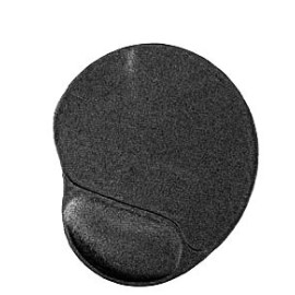 MOUSE PAD GEL CON POGGIA POLSO NERO (MP-GEL-BLACK)