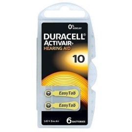 BATTERIE ACTIVAIR HEARING AID 10 PER APPARECCHI ACUSTICI (6 PEZZI)