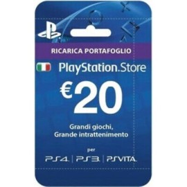 CARD PLAYSTATION HANG - RICARICA 20 EURO