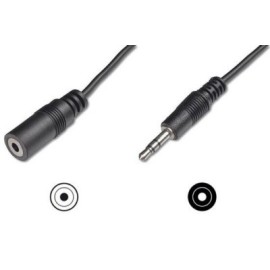 CAVO STEREO 3.5MM PROLUNGA PER CUFFIE M/F 3 MT (AK510200030