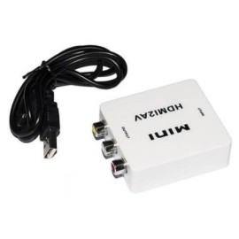MINI CONVERTITORE HDMI-AV (RCA) PER 1 DISPOSITIVO HDMI CON TV RCA (LKCONV04)