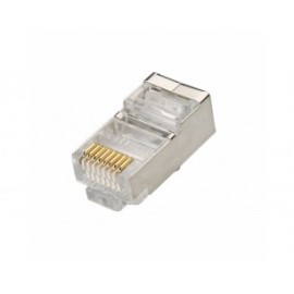 PLUG DI RETE RJ45 8P CAT.6 FTP CONF. 50PZ (CV-LAN-026)